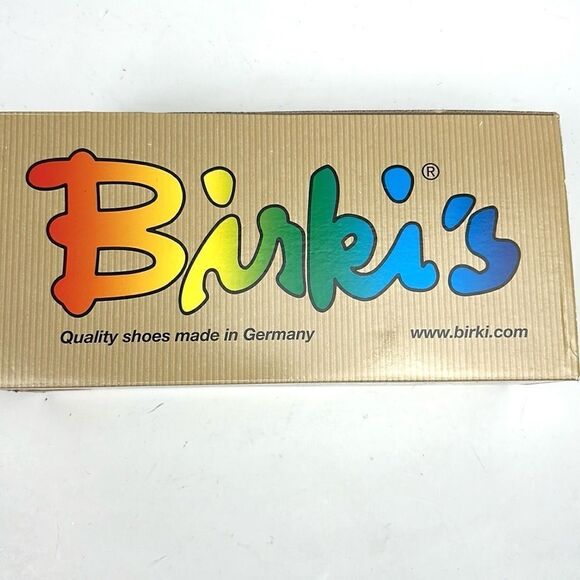 NWB Birkenstock Birki’s Sylt Metallic Turquoise Croc Embossed Sandals 38 US 7 - Picture 13 of 14